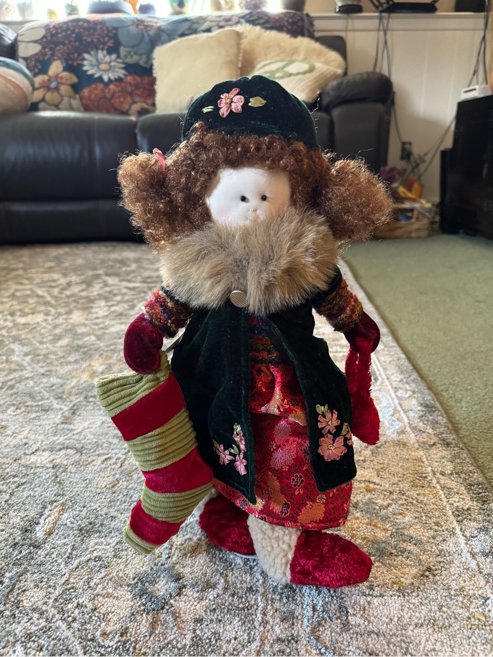 Vintage 2003 "Little Souls" collectible holiday doll.